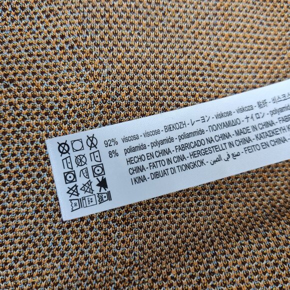 Zara Women's Mini Knit Dress Size Small Oversized Abstract Bohemian Art-to-Wear - Picture 5 of 8